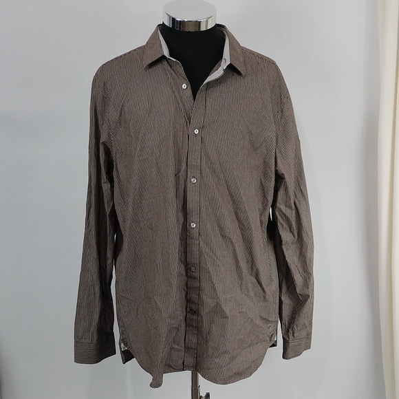 American Eagle Slim Fit Long Sleeve Button Shirt - Picture 1 of 9